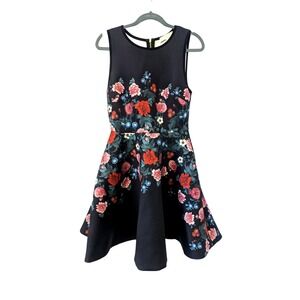 Anthropologie Erin Fetherston Floral Skater Circle Dress